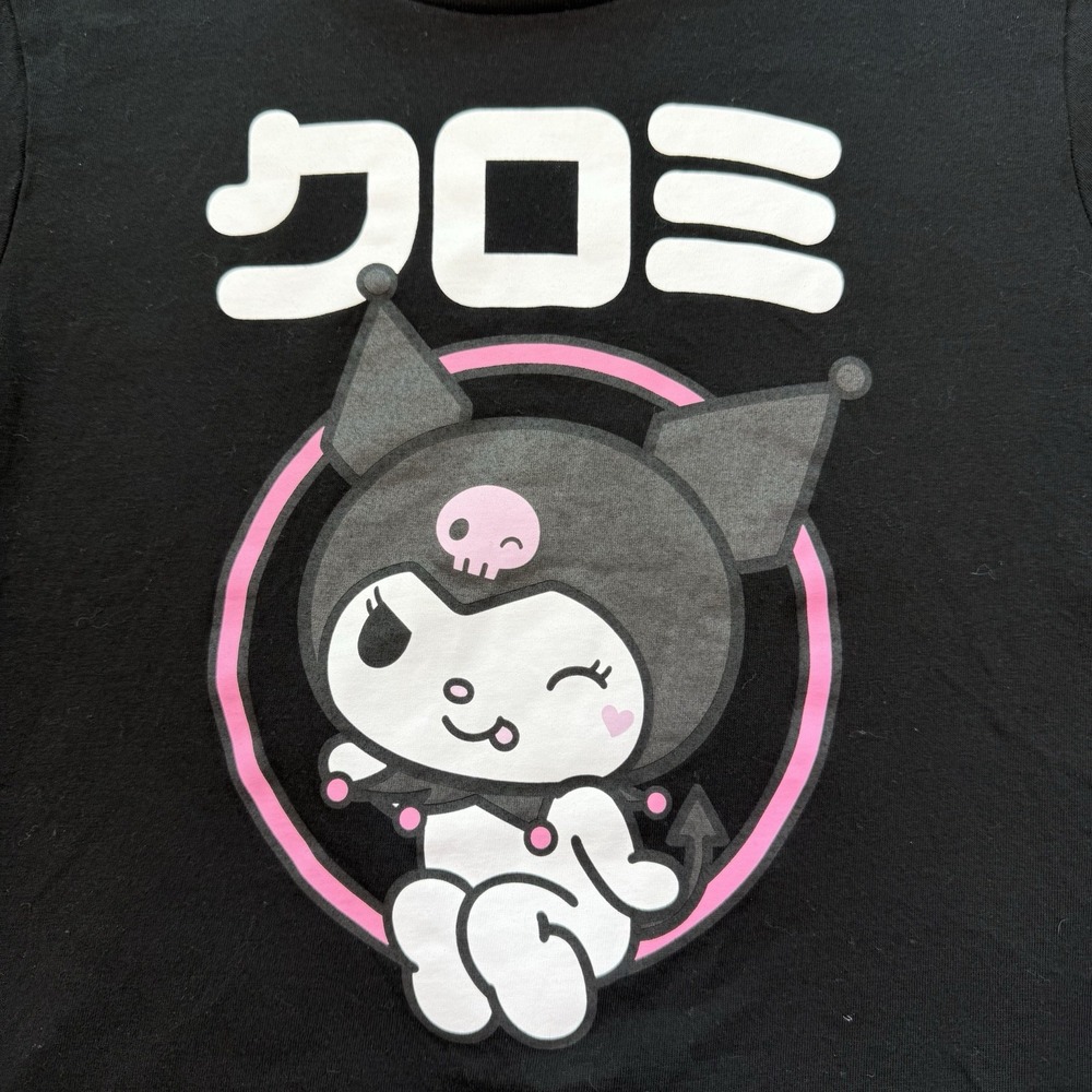 HOT TOPIC Black Kuromi 100% Cotton TOP Tee Size‎ Small S